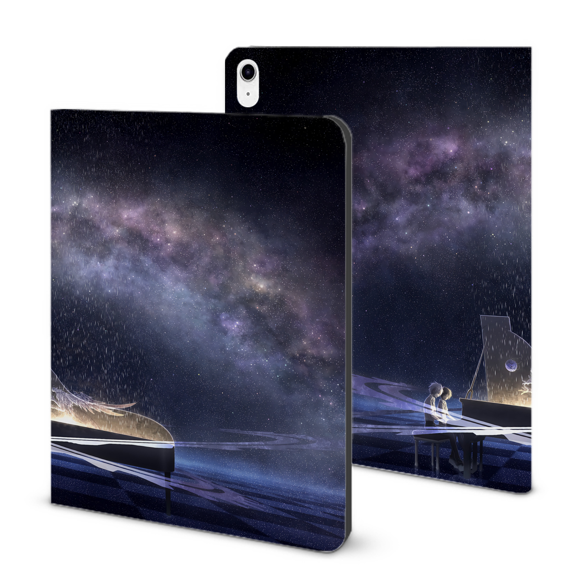 （画像用） EVA 新世紀エヴァンゲリオン IPad ケース ブック型 PUレザー TPU 耐衝撃 軽量 薄型 ペン収納なし 全面保護 IPad 各モデル対応